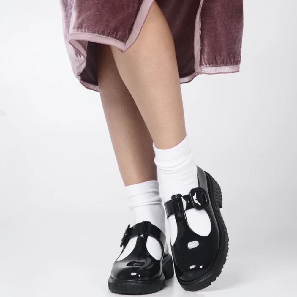 Melissa Black Jelly Maryjane’s Platform